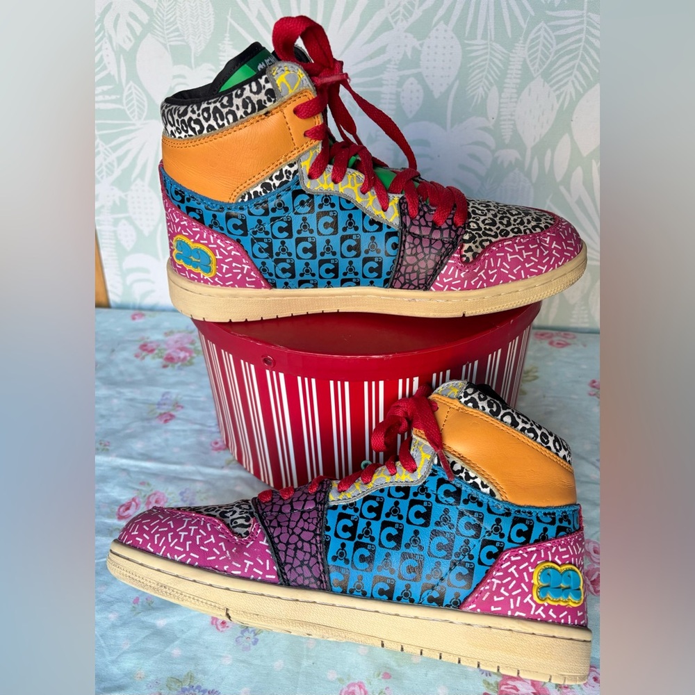 Chemical Baby Sneakers High Top 2022 Limited 1st Edition multicolors Size 7 - Picture 3 of 13